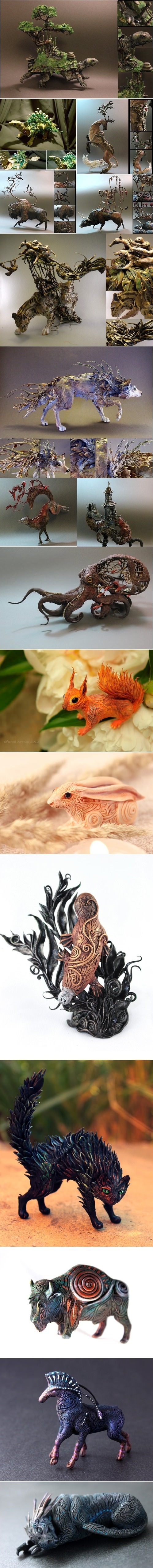 Handmade animal art