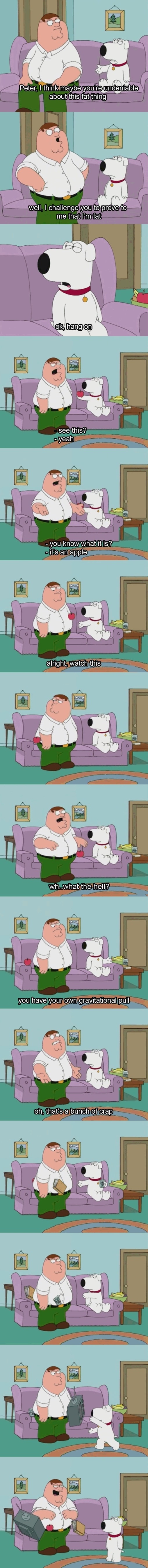 Peter is kind of fat