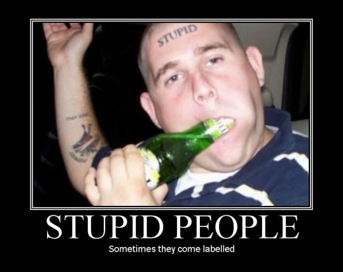 Stupid people