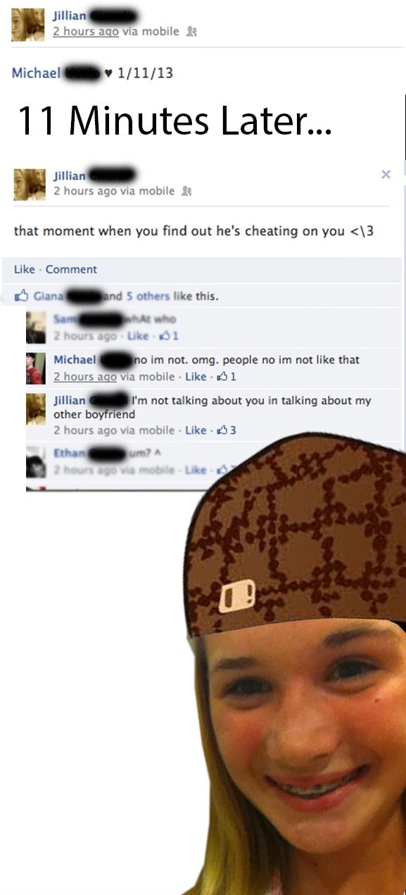 Scumbag teenage girl