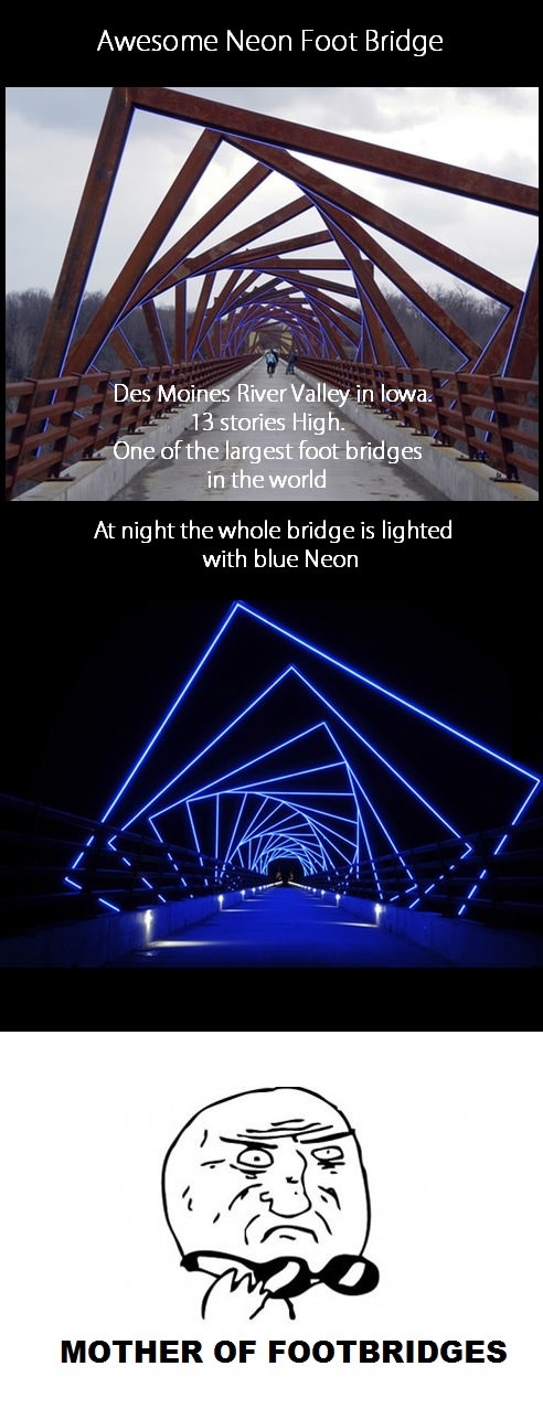 Neon Footbridge