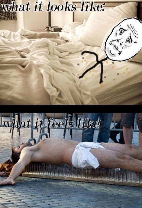 After eating chips in bed