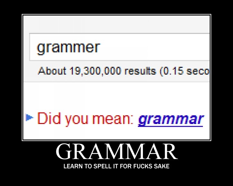 Grammar...
