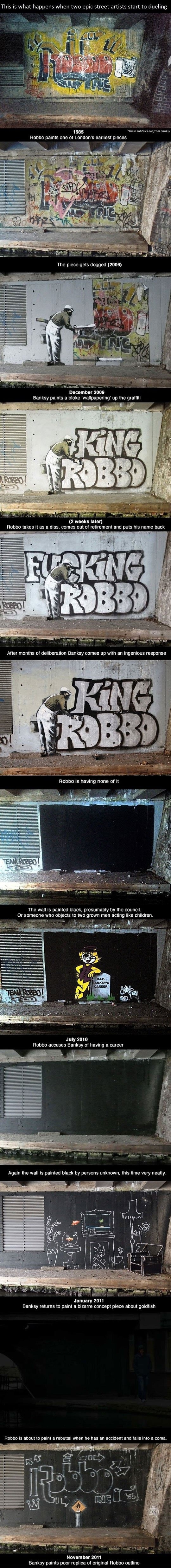 Banksy vs. Robbo