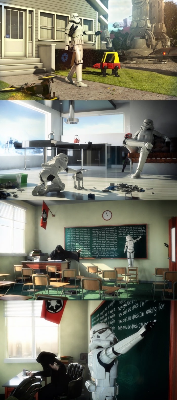 Stormtrooper's daily life