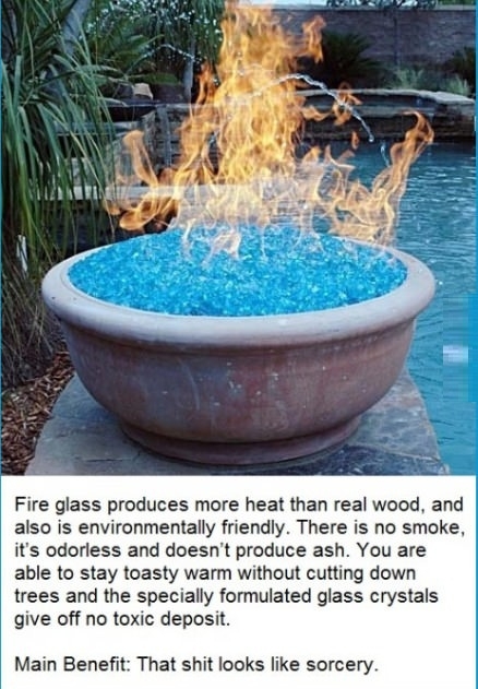 Fire glass