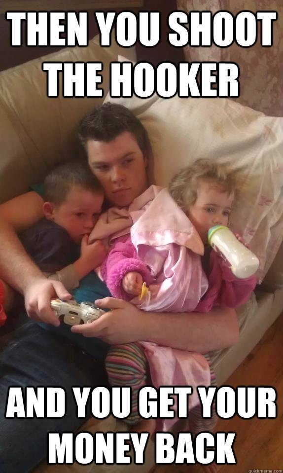 Gamer brother plays GTA
