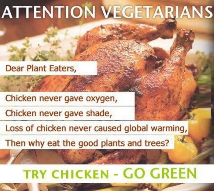 Dear Vegans.. Go Green!