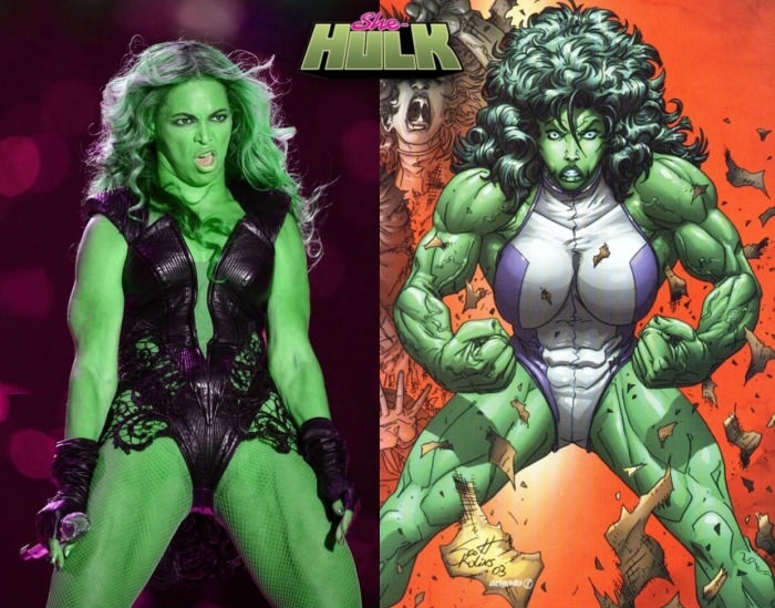Beyonce = She-Hulk