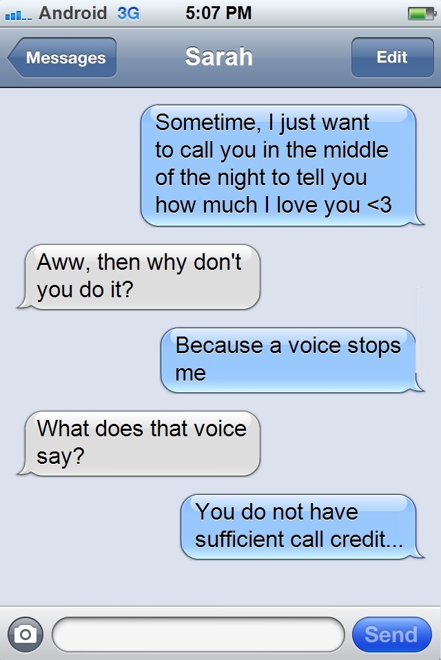 I can hear voices..