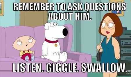Stewie gives dating advice