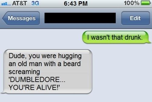 Dumbledore! You're alive!