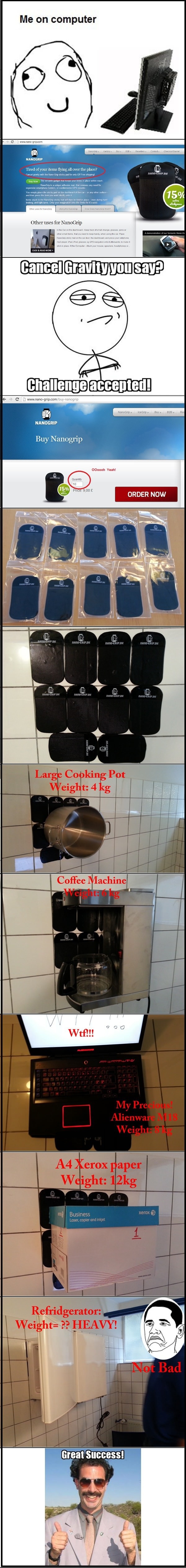 Nano-Grip sticky pad