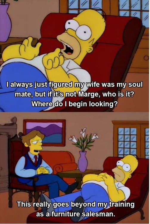 Homer being Homer
