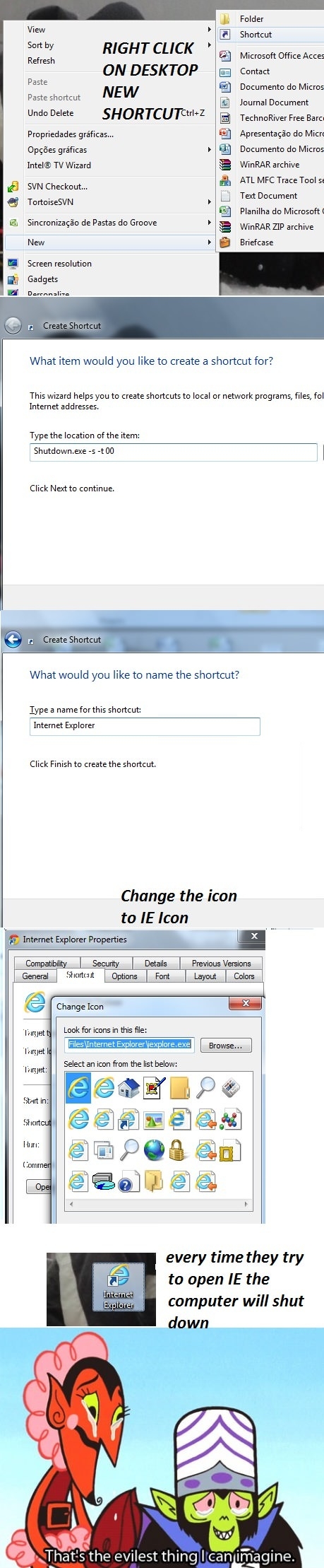 Don't let them use IE