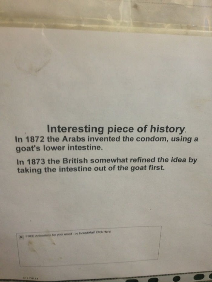 Interesting history