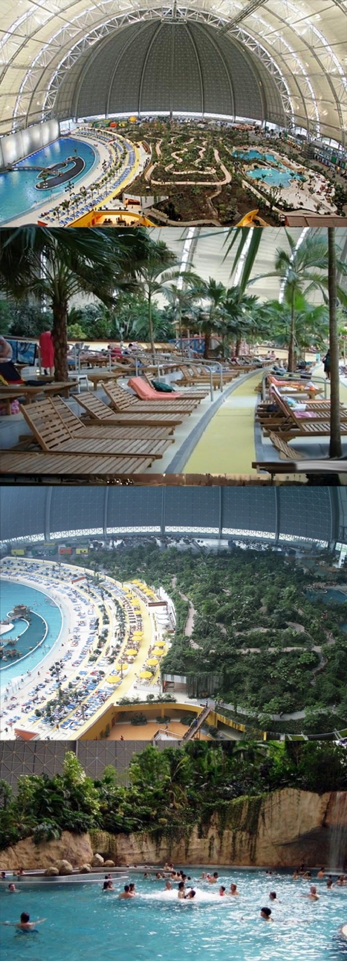 Artificial tropical paradise