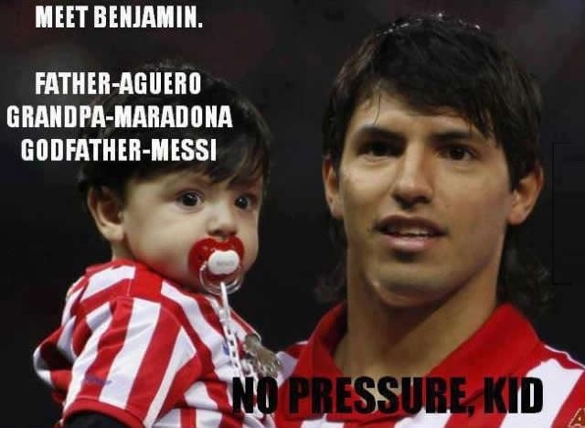 No pressure kid!