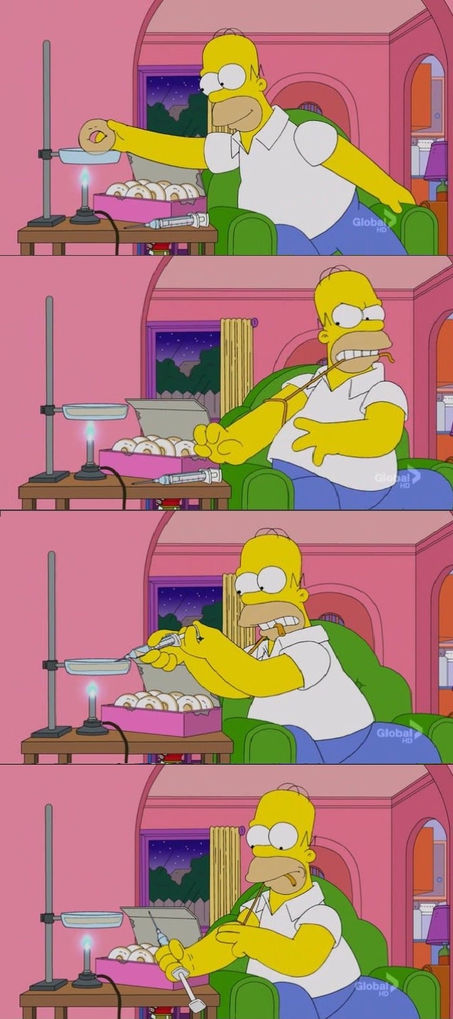 Homer being Homer