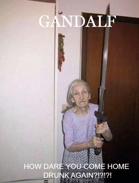 Gandalf's only weakness