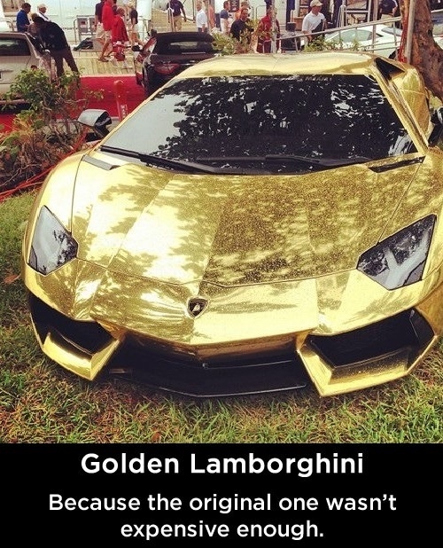 Golden Lamborghini