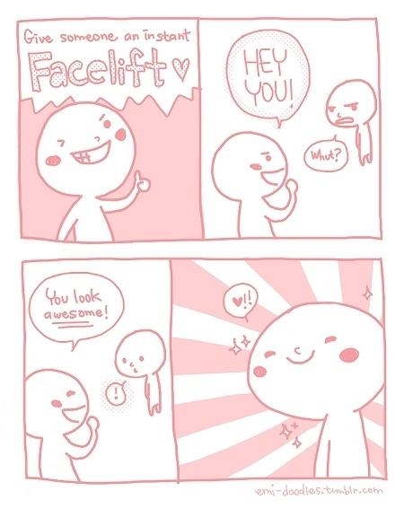 Instant facelift!