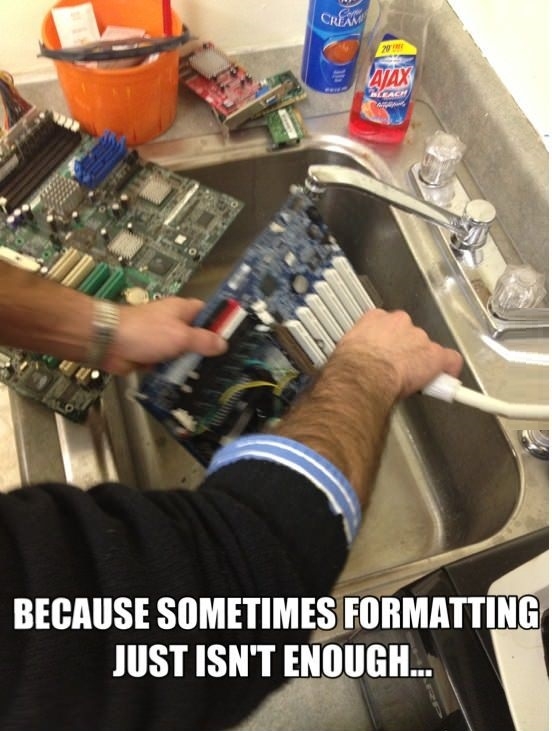 When you need a deep clean