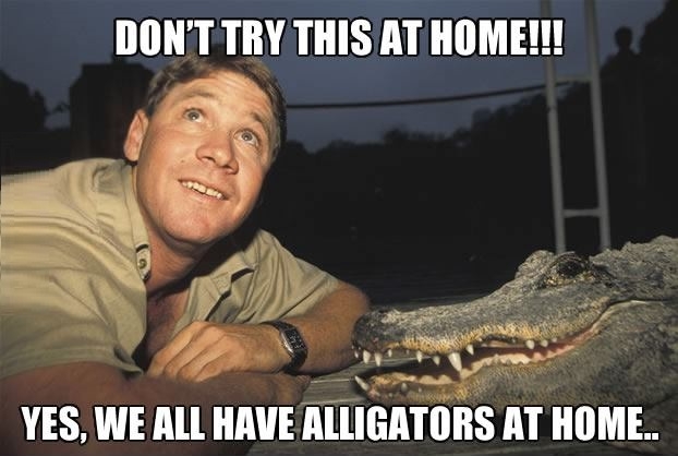 Don't try this at home!