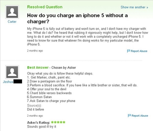 How do I charge an iphone?