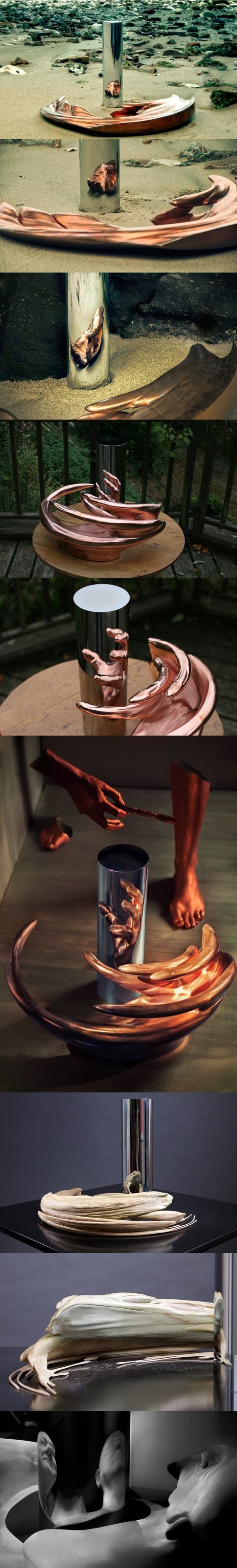 Anamorphic sculptures