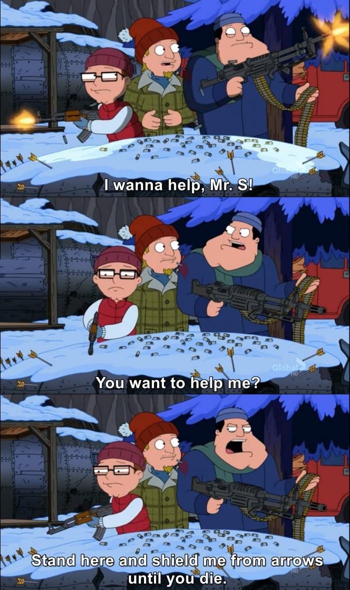 When I don't like someone