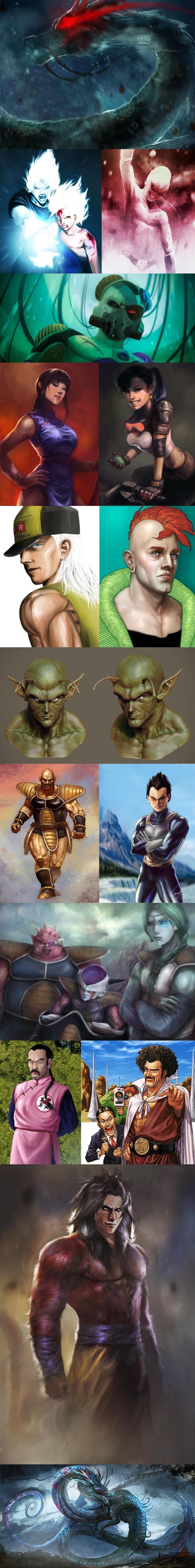 Dragon Ball Z Realistic Art