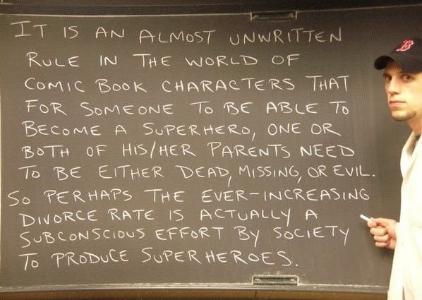 How superheroes are made