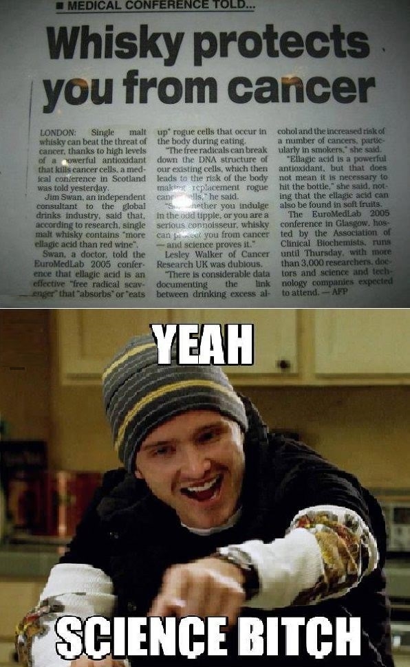 Whiskey is good for you!