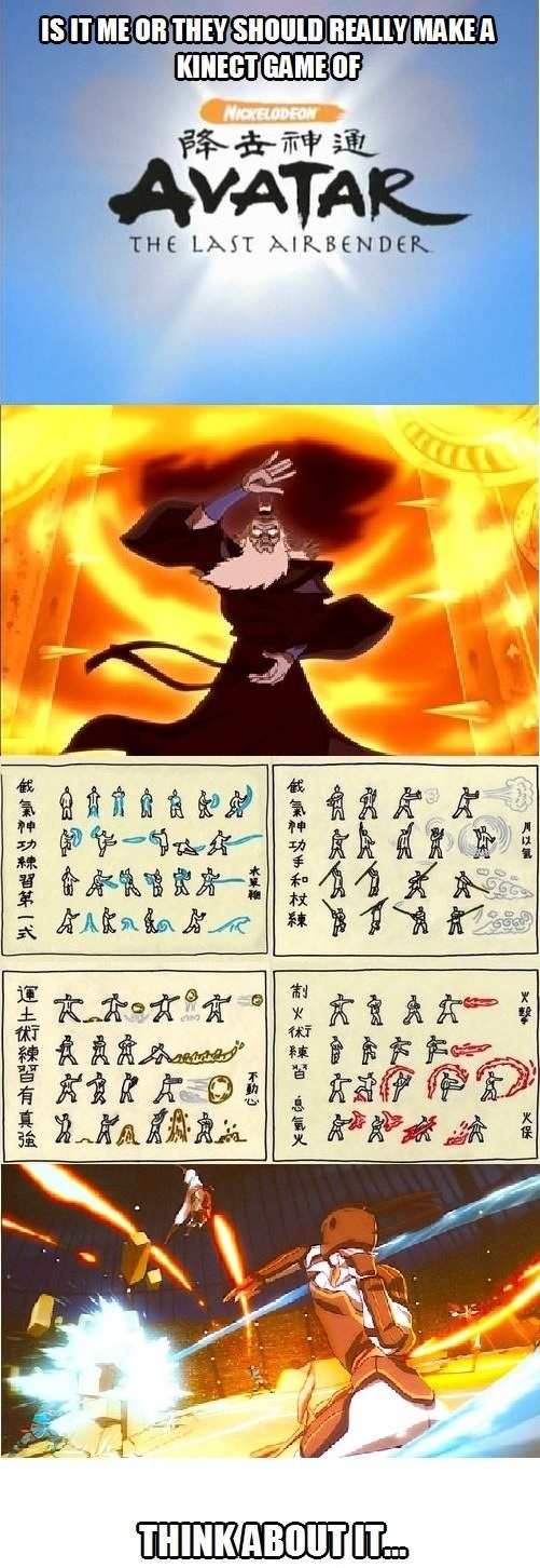 Avatar Kinect, I'd buy it