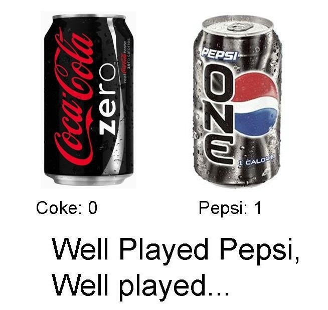 You got a point there pepsi