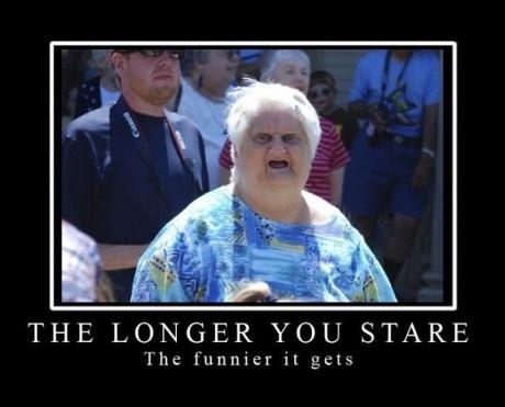 Just stare