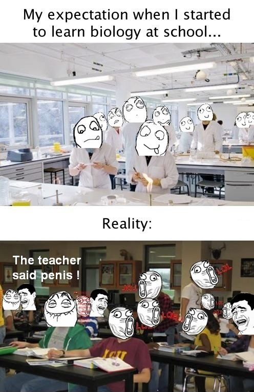 First biology class