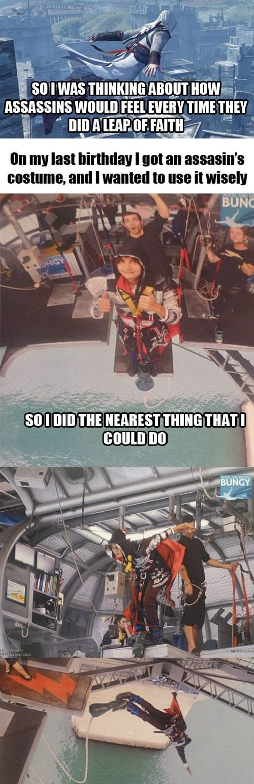 Awesome leap of faith!