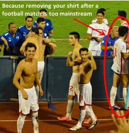 Remove shirt, not shorts