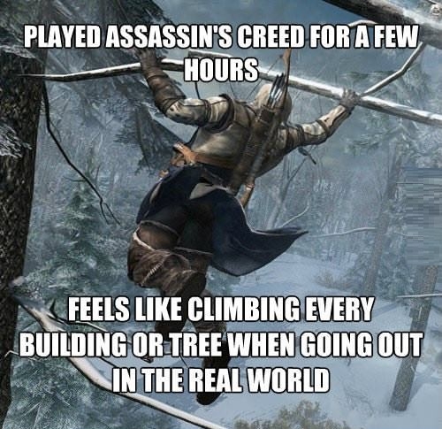 Playing Assassins Creed