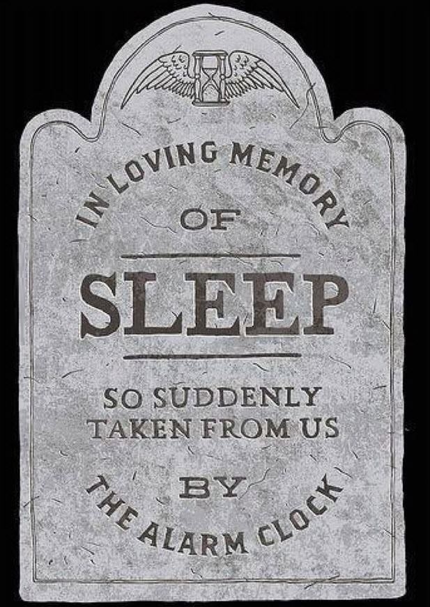 In memory of sleep