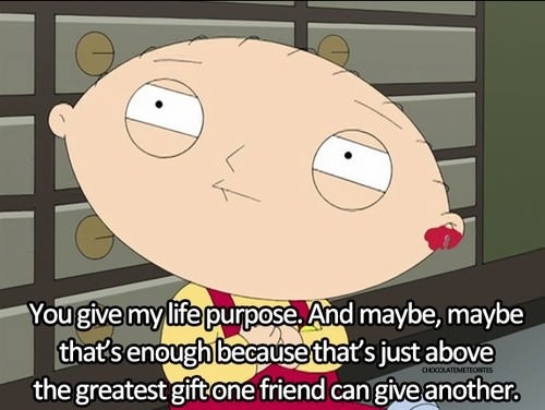 Wise words, Stewie