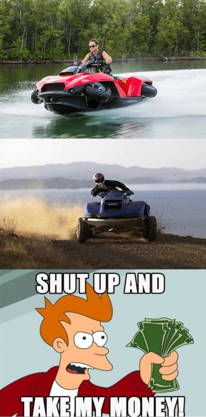 Amphibious vehicles