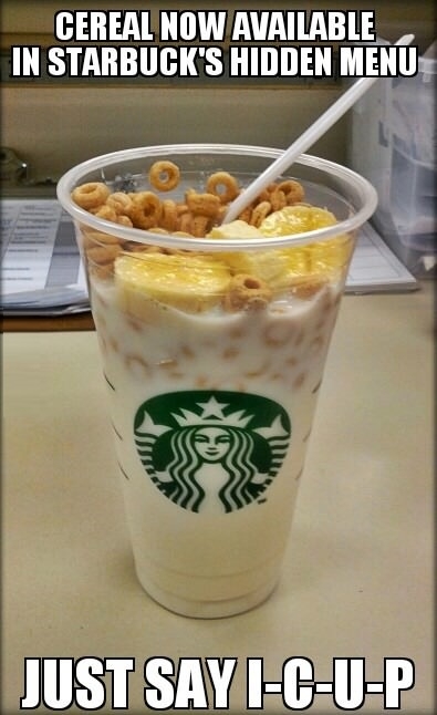 Cereal at Starbucks
