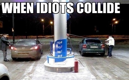 It's hard being an idiot