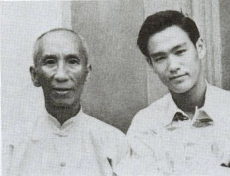 Bruce Lee and his master