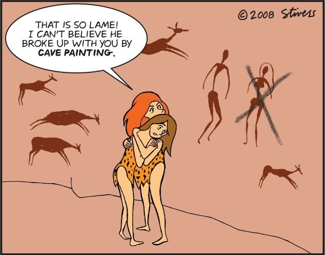 Cave drawing breakup