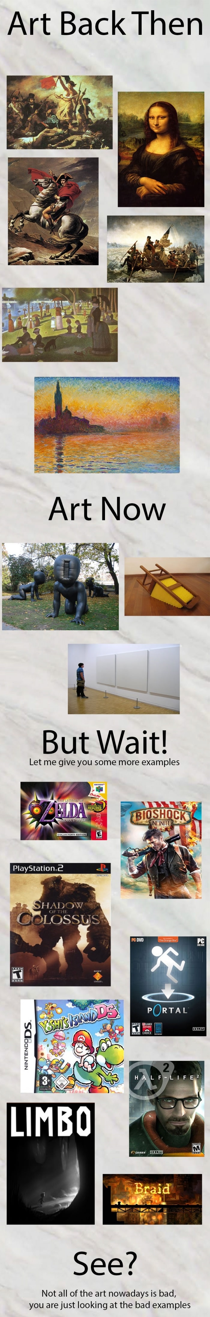 Art now and then