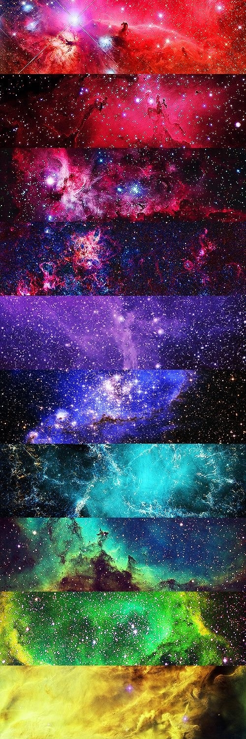 Colours of the universe